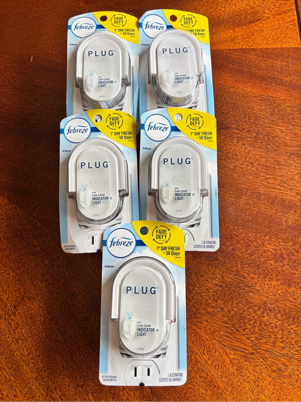 Febreze White Plug Air Freshener Warmers - Pack of 5